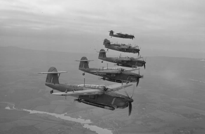 Fairey Barracuda torpedo bombers